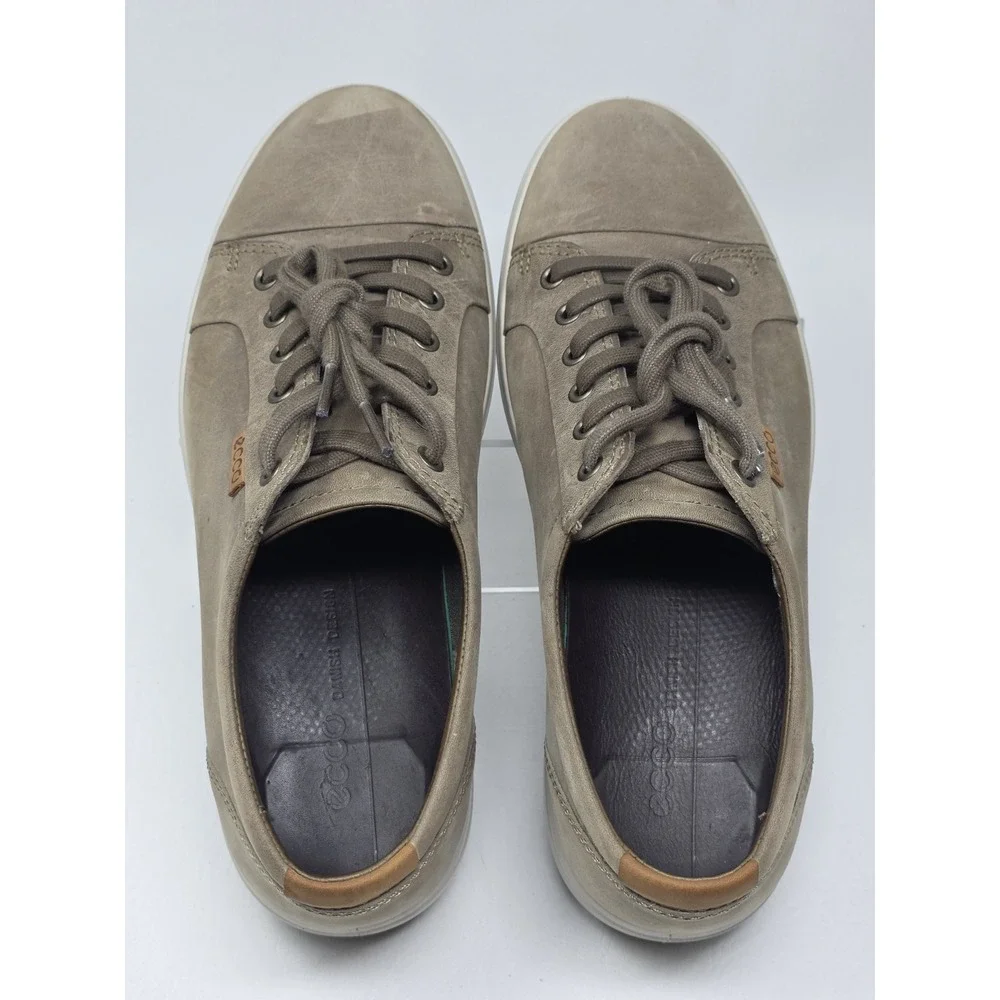 Ecco Mens Soft Vii Navajo Brown Lace-Up Sneakers Z2186 Size EU 43 US 9 Pre-owned